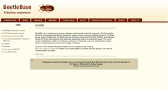 Desktop Screenshot of beetlebase.org